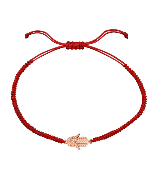 Hamsa [RED] - 14K Rose Gold Bracelets magal-dev 