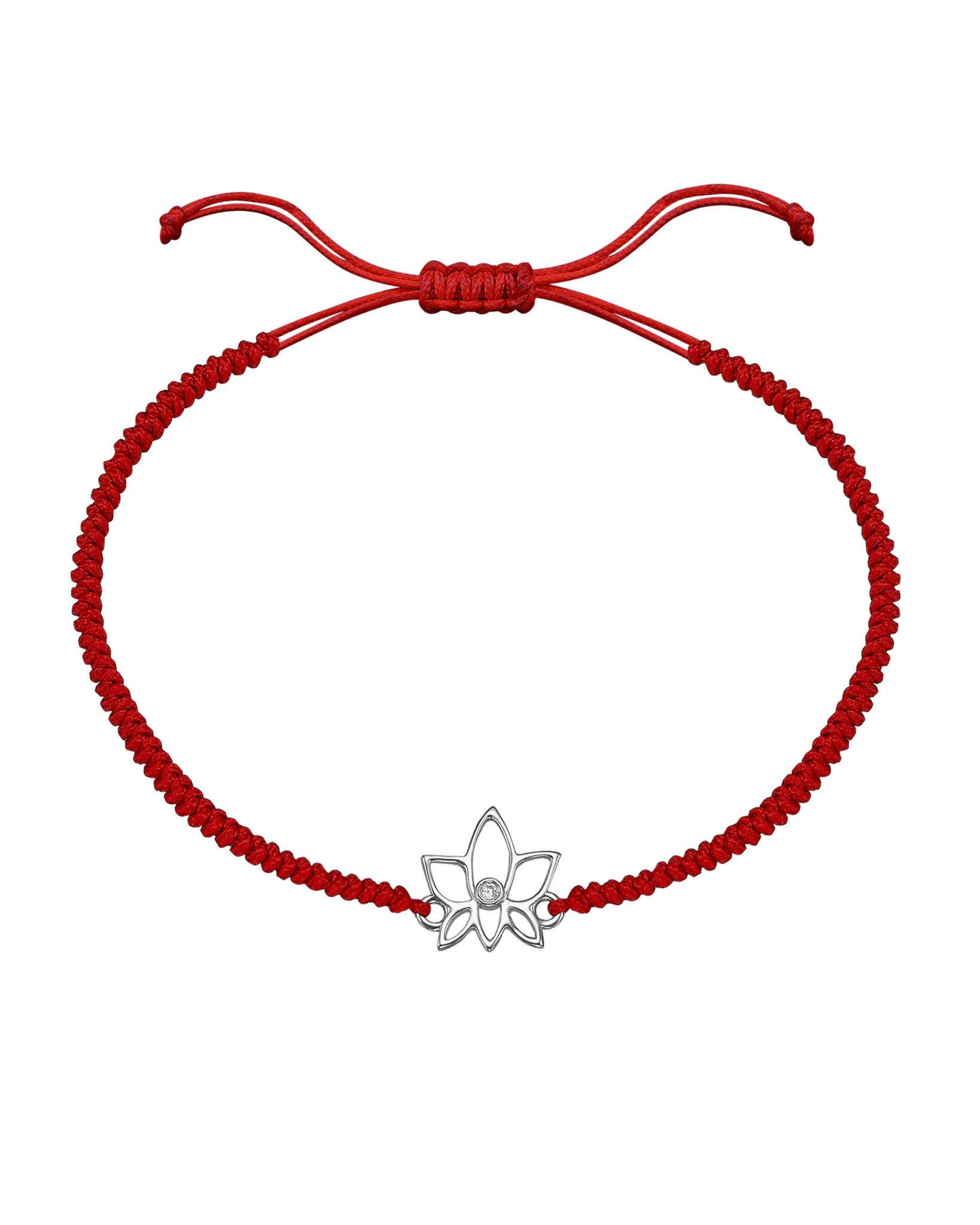 Lotus Flower [RED] - 925 Sterling Silver Bracelets magal-dev 
