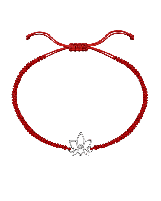 Lotus Flower [RED] - 925 Sterling Silver Bracelets magal-dev 