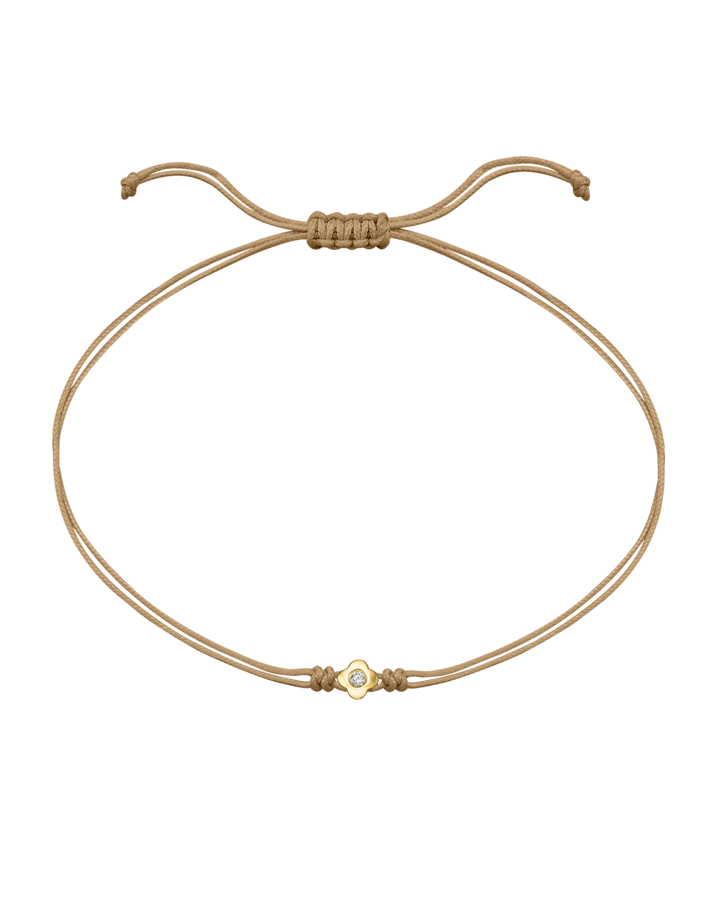 Lucky String Of Love - 14K Yellow Gold Bracelets 14K Solid Gold Camel 