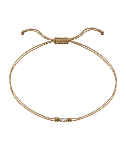 Marquise Diamond String Of Love - 14K Rose Gold Bracelets 14K Solid Gold Camel 