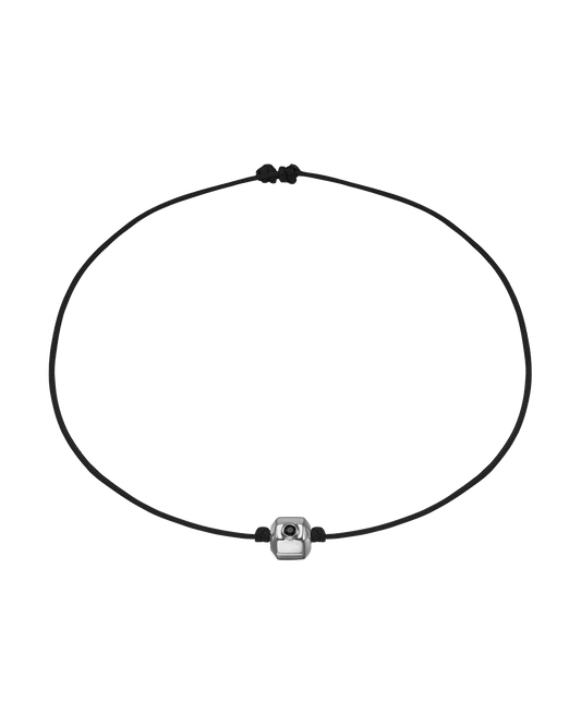 Men's Octo Black Diamond Bracelet - 14K White Gold Bracelets magal-dev Black 