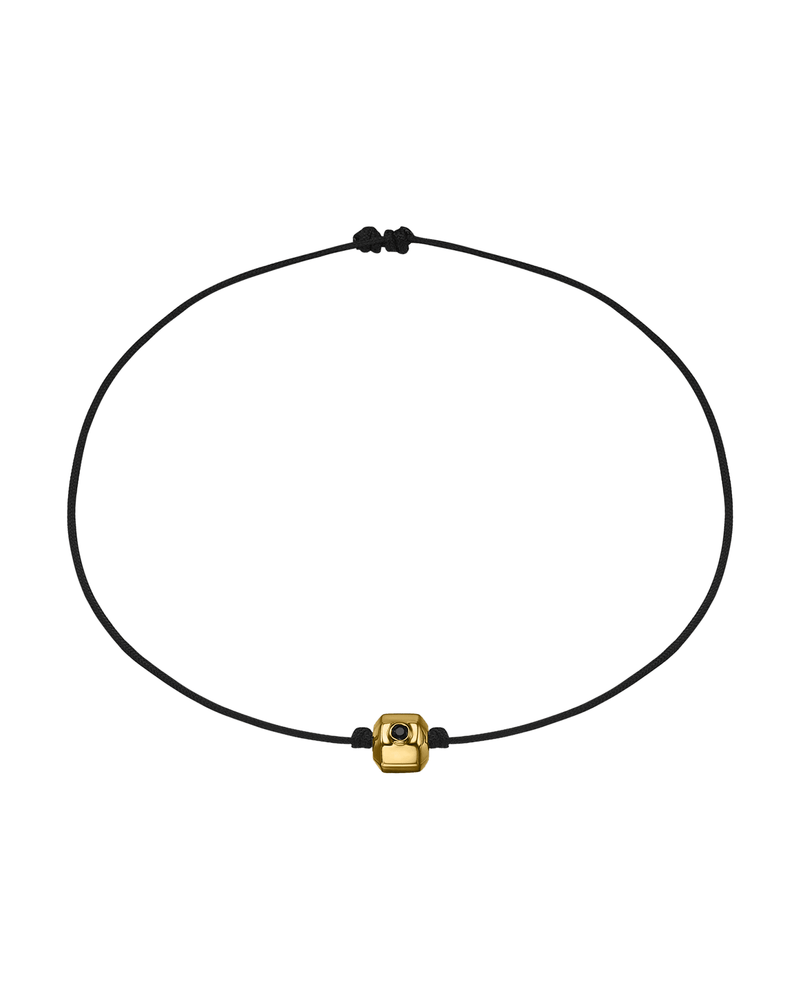 Men's Octo Black Diamond Bracelet - 14K Yellow Gold Bracelets magal-dev Black 
