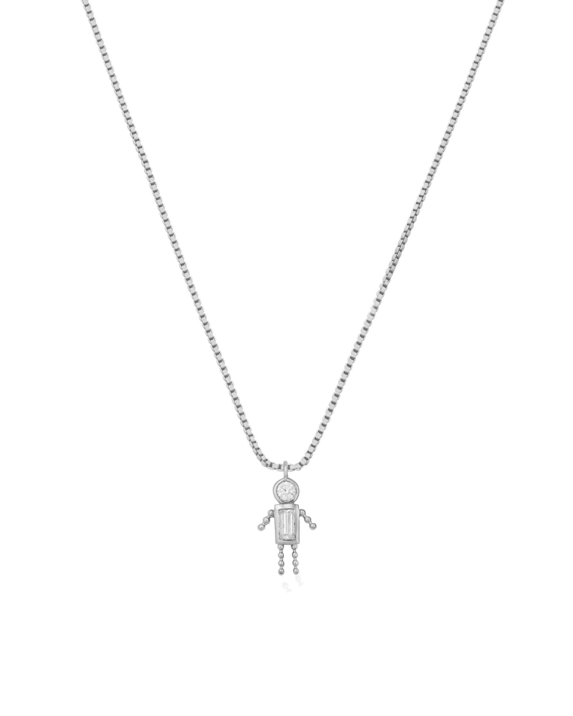 Single Mini Me Necklace - 925 Sterling Silver Necklaces magal-dev 1 Small - 16" 