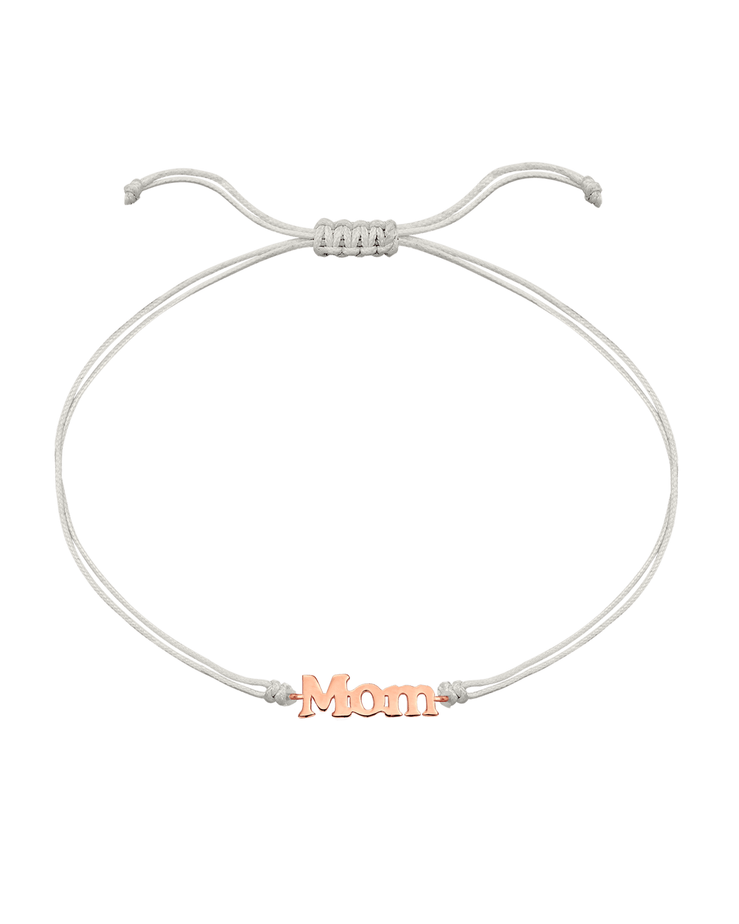 Mom String of Love - 14K Rose Gold Bracelets magal-dev Pearl Non Paved 