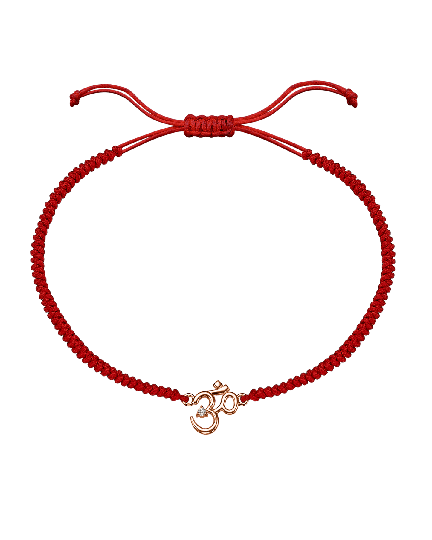 Om [RED] - 14K Rose Gold Bracelets magal-dev 