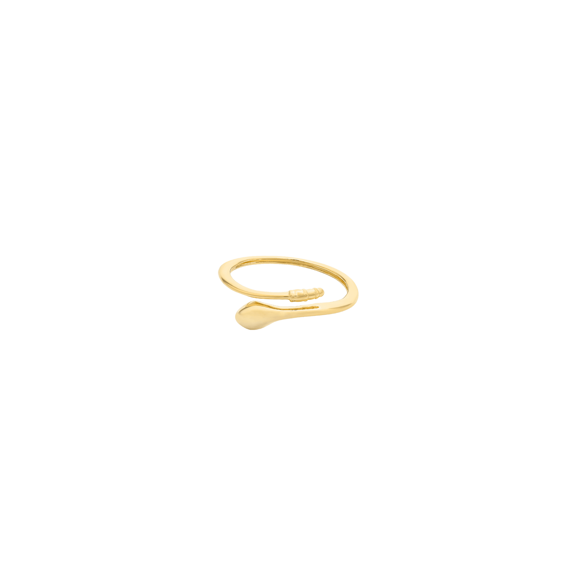 Snake Ring - 14K Rose Gold Rings 14K Solid Gold 