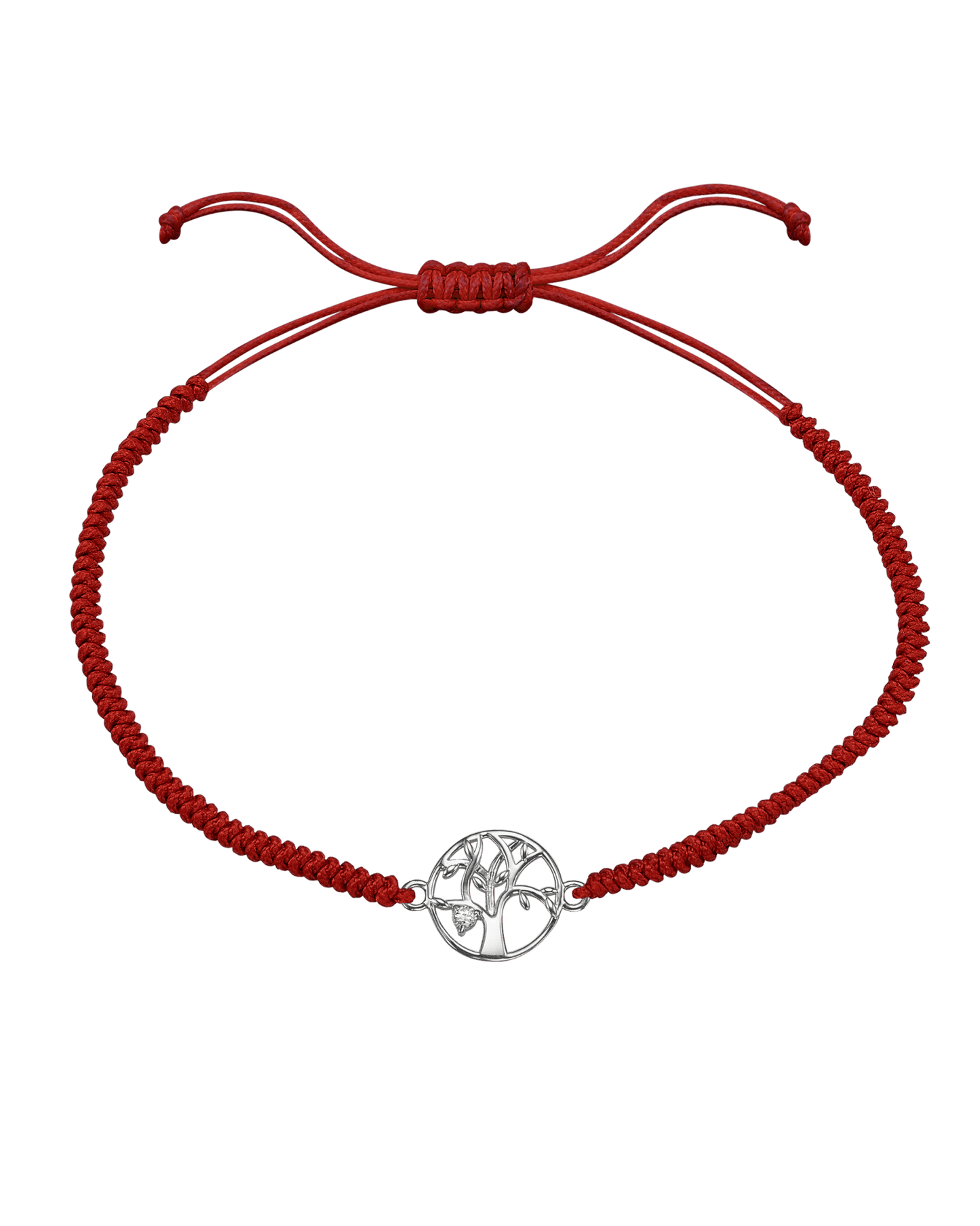 Tree of Life [RED] - 14K White Gold Bracelet magal-dev 